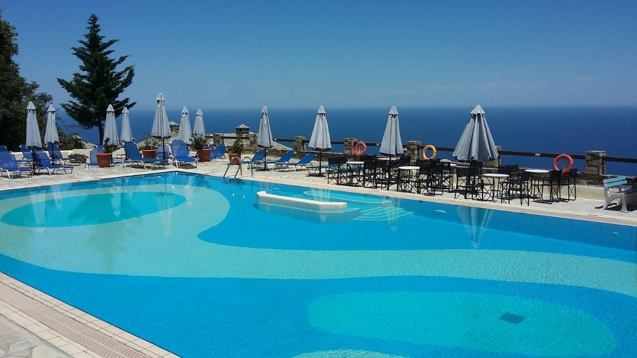 Pilio Sea Horizon Hotel ซาการาดา ภายนอก รูปภาพ